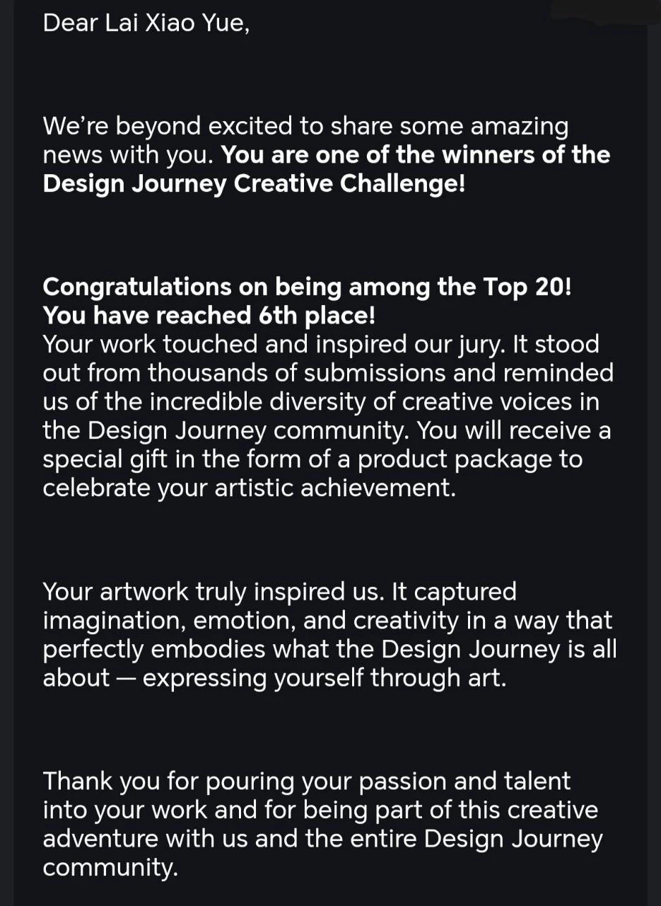 Design Journey International Creative Challenge, 3 / 3