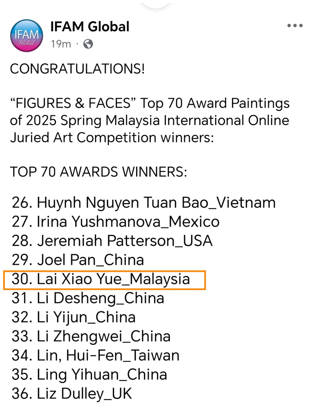 Malaysia International Online Juried Art Competition, 5 / 5